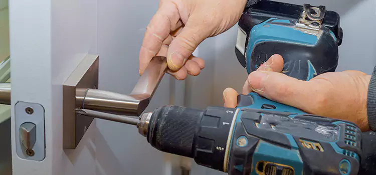 Security Door Lock Installation Pearl