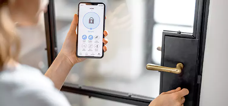Fingerprint Door Lock Installation Pearl
